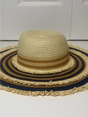 Echo Wide Brim Straw Sun Hat – One Size